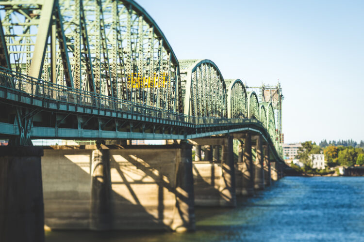 Tolling will provide a portion of the funding for the new I-5 bridge between Washington State and Oregon – image courtesy of © Shane Cotee| Dreamstime.com