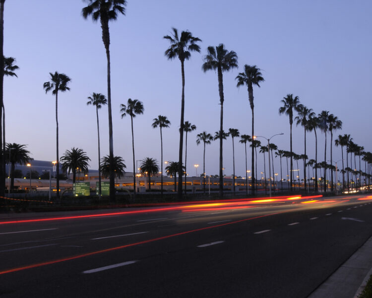 Granite Construction is carrying out work on the SR55/SR55 corridor in Orange County, CA, which carries traffic past John Wayne Airport – image courtesy of © Timothyoleary| Dreamstime.com