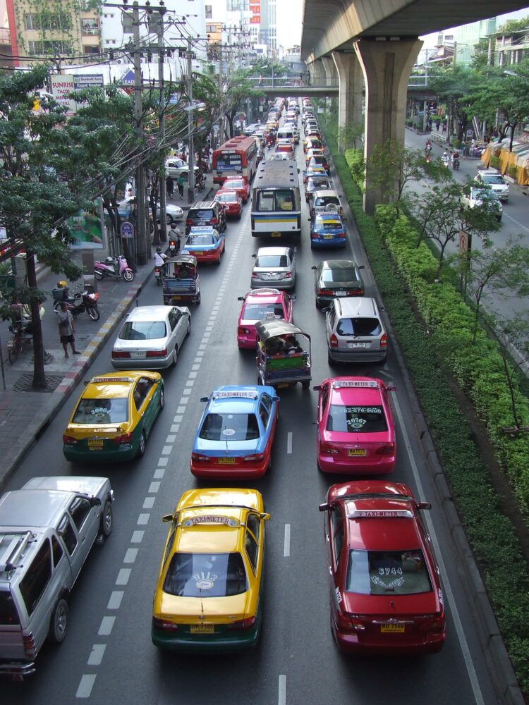 Expressway works are planned in Thailand to help reduce the country’s chronic congestion problems in key area – image courtesy of Mike Woof