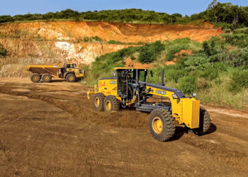 The G140 motor grader, part of Bell’s push into Stage 3 markets