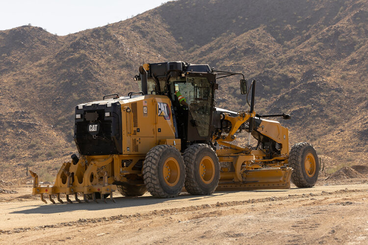 Caterpillar’s prototype grader represents a new generation
