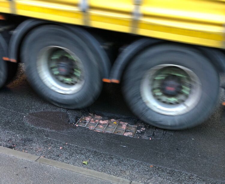 The UK’s roads are in a poor state – image courtesy of David Arminas