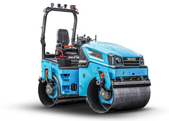 The STR50E is SANY’s first fully electric 5-tonne roller.
