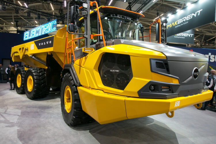 The new electric haulers from Volvo CE will be available from next year