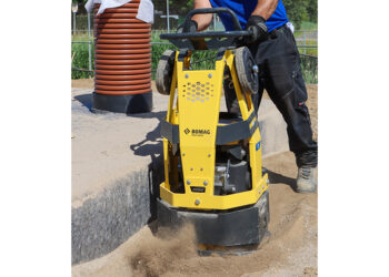 BOMAG says its new round plate vibratory compactor offers versatility