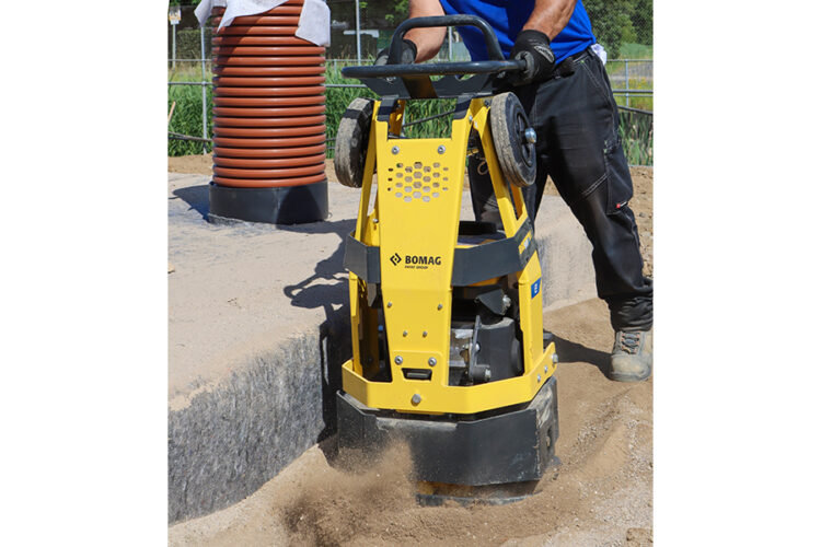 BOMAG says its new round plate vibratory compactor offers versatility