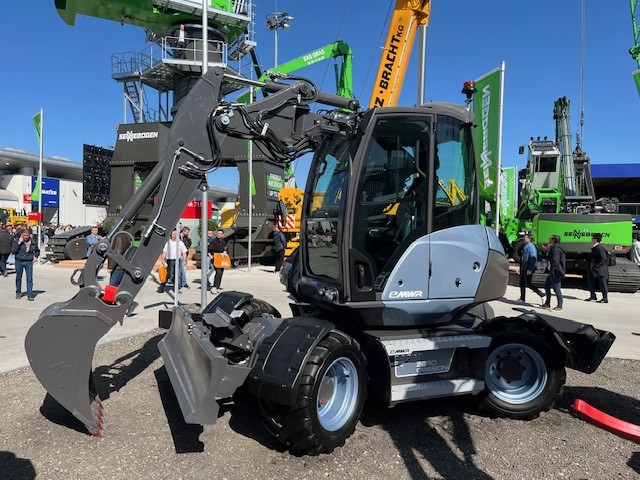 Mecalac’s new eMWR electric wheeled excavator