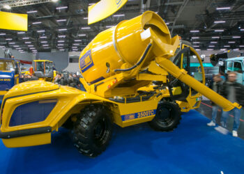 Carmix’s new control panel, installed on its 3500 TC mobile concrete mixer