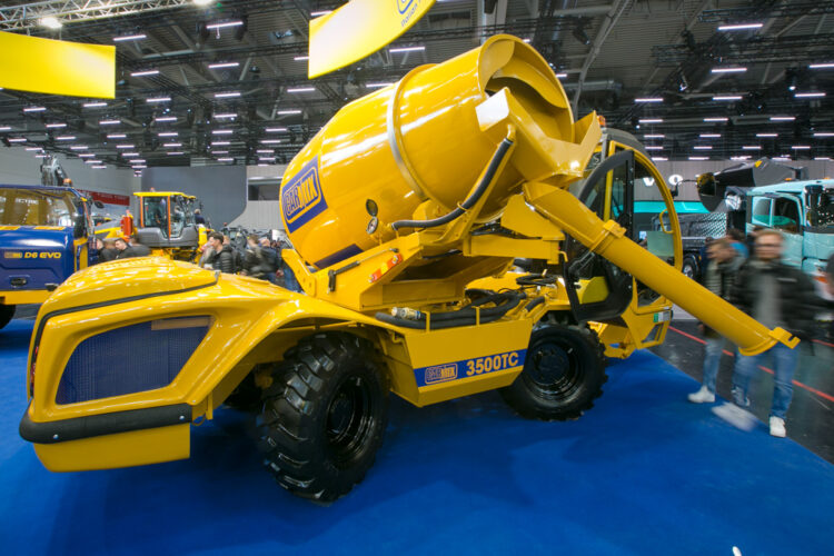 Carmix’s new control panel, installed on its 3500 TC mobile concrete mixer