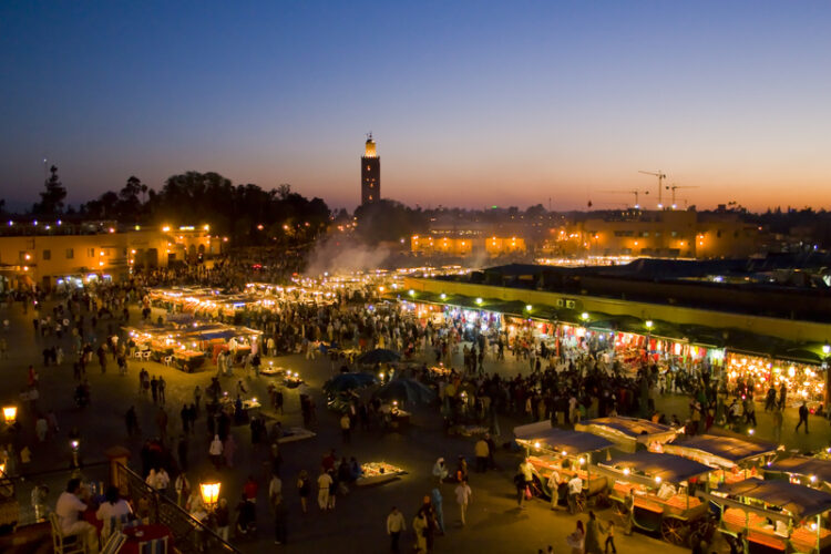 The busy city of Marrakech in Morocco will benefit from improved transport links – image courtesy of © Alessandro Giumelli| Dreamstime.com