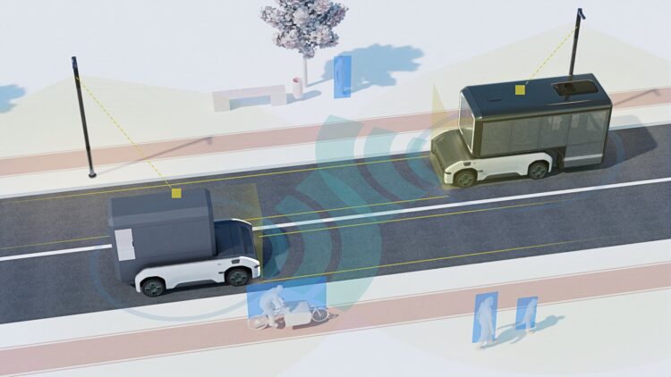 The MAD Urban (Managed Automated Driving for Urban Mobility and Logistics) is using sensors in the infrastructure (image courtesy of German Aerospace Center/ Deutsches Zentrum fuer Luft- und Raumfahrt - DLR (CC BY-NC-ND 3.0)