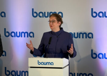 Klara Geywitz, Germany’s federal minister for construction: a fully-booked bauma is a good sign for sustainability and the digitalisation of the construction sector