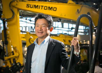 Sumitomo president & CEO, Isamu Mitsuhashi, says that the firm is looking to develop its asphalt paver sales worldwide