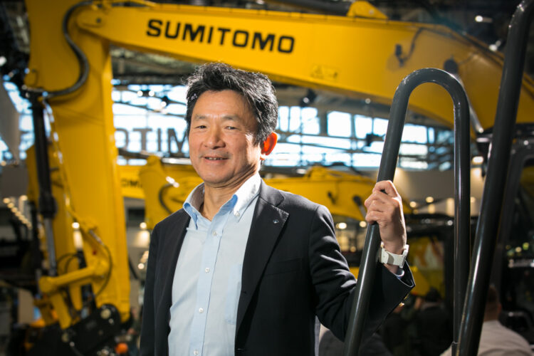 Sumitomo president & CEO, Isamu Mitsuhashi, says that the firm is looking to develop its asphalt paver sales worldwide