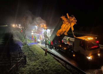 Heidelberg Materials UK will work on two road repair contracts in Wales