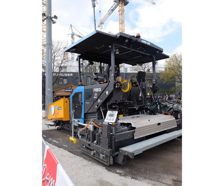 Ammann is offering a new range of asphalt pavers, with its electric machine being the star performer
