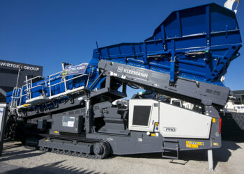 Kleemann’s new MOBISCREEN MSS 1102 PRO screening plant