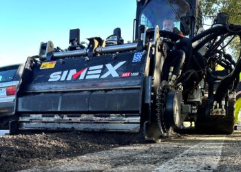 Simex ART technology avoids interruption of vehicular traffic, ensuring the road is immediately passable after restoration (image courtesy Simex)
