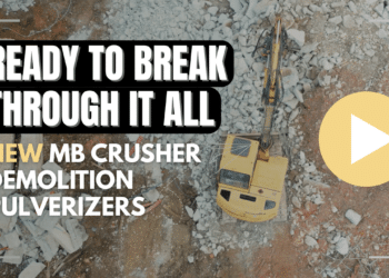 New MB Crusher demolition pulverizers