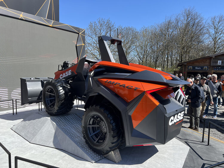 Case’s concept wheeled loader can be remotely operated