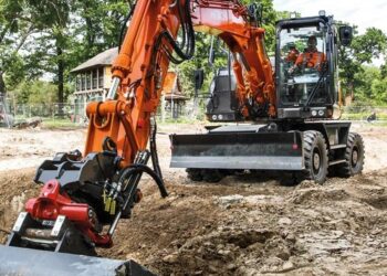 Versatility is a key feature of Hitachi’s wheeled excavators