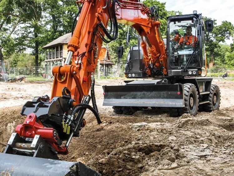 Versatility is a key feature of Hitachi’s wheeled excavators