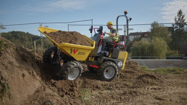 Wacker Neuson’s new DW15 dumper. Image: Wacker Neuson SE