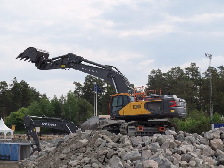 Volvo CE will boost excavator production at three factories around the world to meet future demand - image courtesy of Mike Woof
