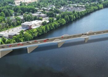 MassDOT has awarded the Rourke Bridge replacement project in Lowell to Skanska and Jacobs - image courtesy of Skanska