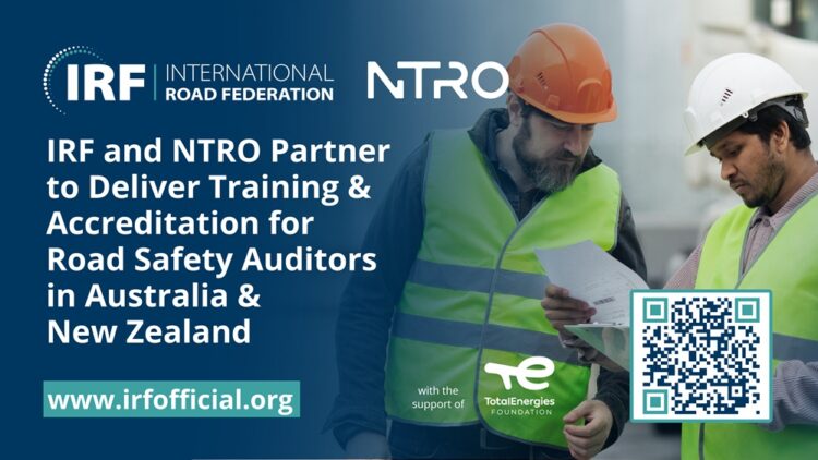The IRF is delivering road safety accreditation