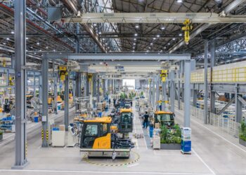 HD Hyundai Construction Equipment has a new smart factory at Ulsan in South Korea