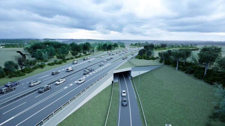 A new £153 million project in East Anglia in the UK will cut traffic congestion – image courtesy of Skanska