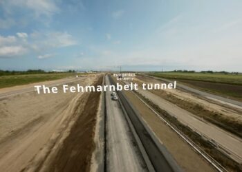 Ready for take-off at Puttgarden, Germany (image courtesy Femern)