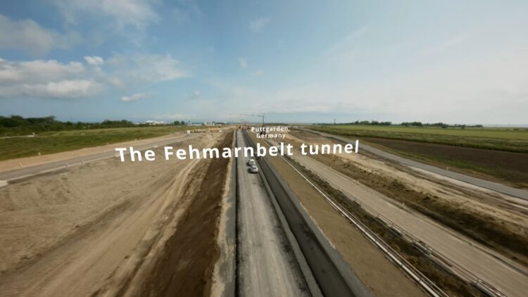 Ready for take-off at Puttgarden, Germany (image courtesy Femern)