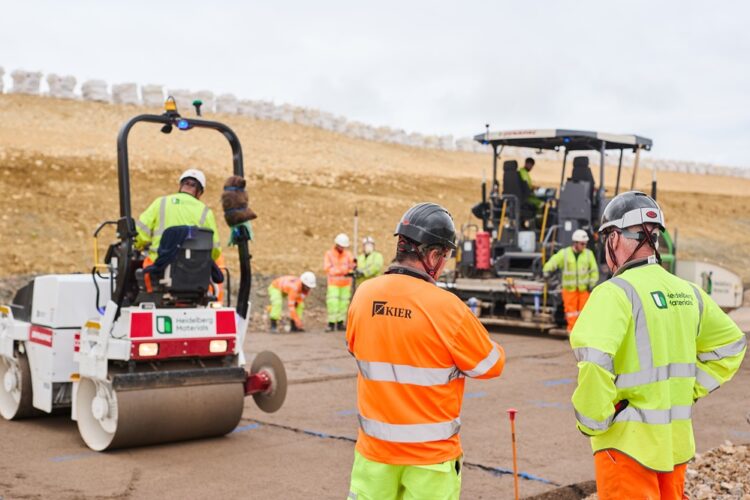 Safe construction methods are being used on the A417 project in the UK – image courtesy of National Highways