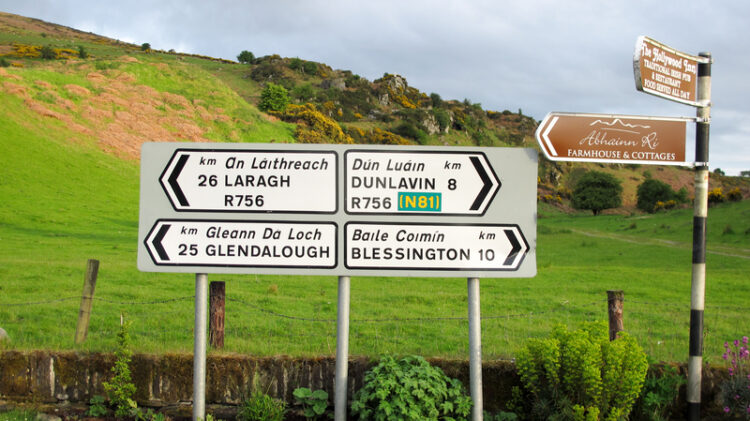 Signs of the times: Blessington is set to get some relief from increased traffic (image © Debra Reschoff Ahearn/Dreamstime)
