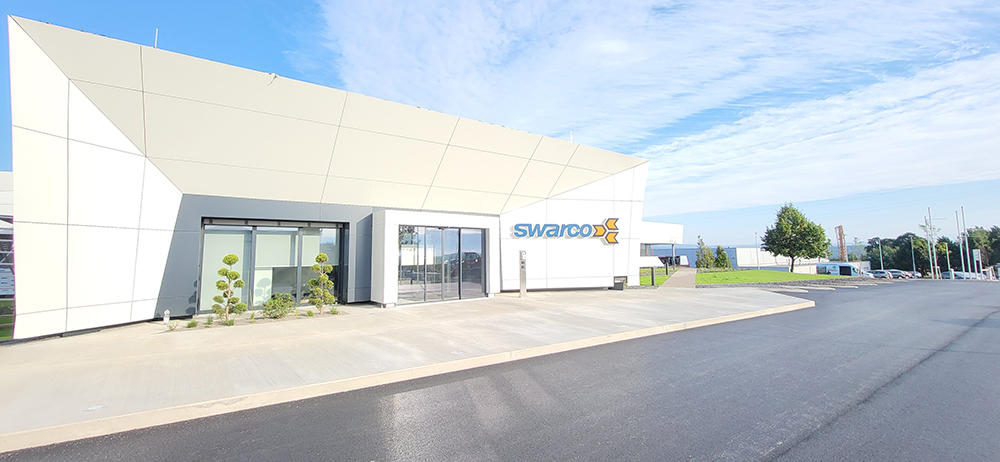 The new entrance at the Neutal facility