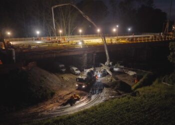 A special concrete grade from Cemex has been used for a bridge project in the Czech Republic – image courtesy of Cemex