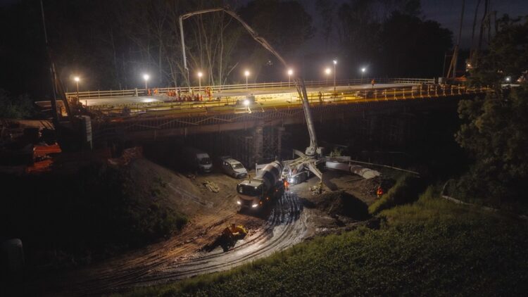 A special concrete grade from Cemex has been used for a bridge project in the Czech Republic – image courtesy of Cemex