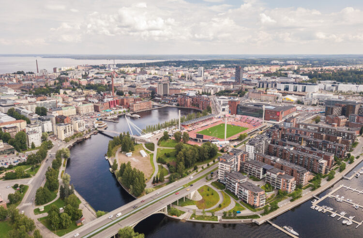 Tampere in Finland will benefit from Highway 9 – image courtesy of © Aleksandr Medvedkov| Dreamstime.com