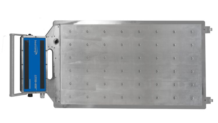 Powered by solar power and batteries, the LS788-WIM scale is completely wireless