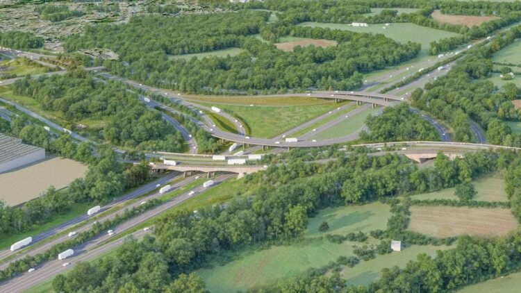 Construction of a new road and tunnel section costing €1.4 billion is to go ahead in Belgium – image courtesy of Noord-Zuid Limburg