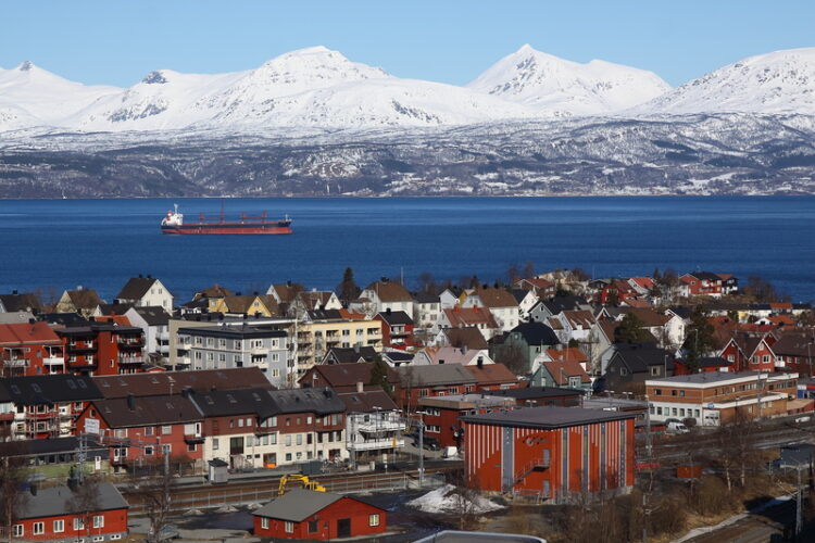 Construction of the new E10 route in North Norway will improve transport to and from the important port of Narvik © Lpshing| Dreamstime.com