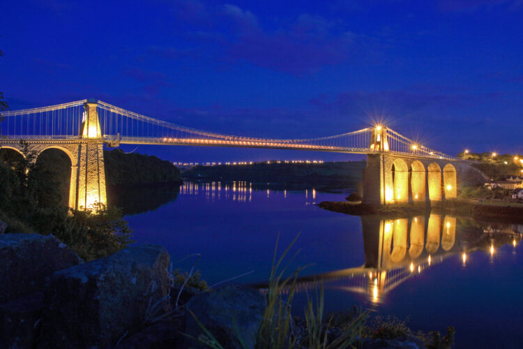 The Menai Suspension Bridge, one of the most historically important bridges in the UK, has been closed to traffic due to concerns over the condition of a number of bolts – image courtesy of © Gail Johnson| Dreamstime.com