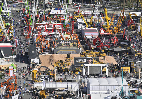 The latest state-of-the-art innovations in heavy equipment will be on display this March at CONEXPO-CON/AGG 2026 in Las Vegas (image courtesy CONEXPO-CON/AGG)