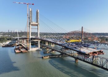 Not long now: the Pattullo Bridge replacement should be open by the end of the year (image courtesy BC Government)