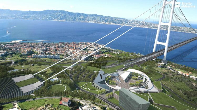 The court denial for the €13.5 billion structure comes as some news websites reported that the construction company appointed to build the suspension bridge had started recruiting (image courtesy Stretto di Messina)