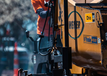 Using a 3D modelling workflow ensures contractors are not "over on asphalt" (image courtesy Buck Brothers)