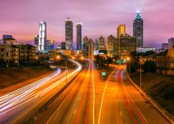 Drivers in the US state of Georgia will benefit from new express lanes that will help cut congestion – image courtesy of © Luciano Mortula| Dreamstime.com