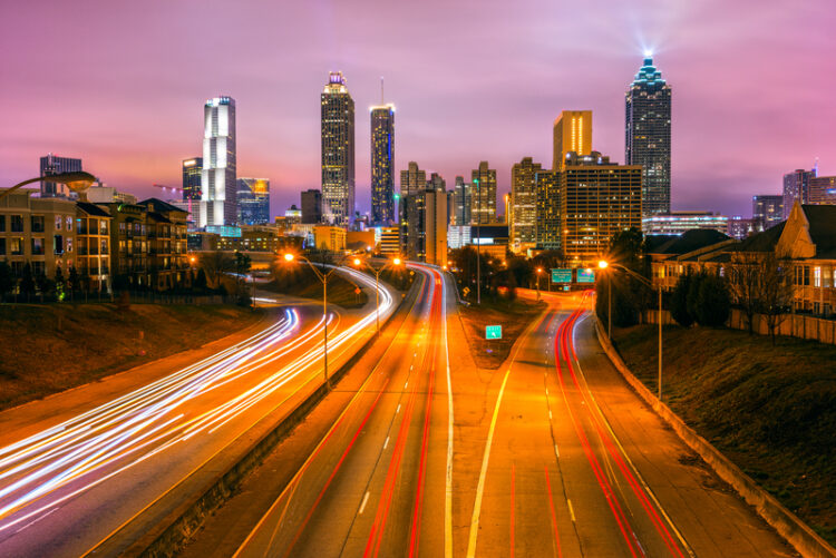 Drivers in the US state of Georgia will benefit from new express lanes that will help cut congestion – image courtesy of © Luciano Mortula| Dreamstime.com